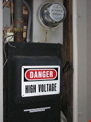 In case of flooding, call a professional