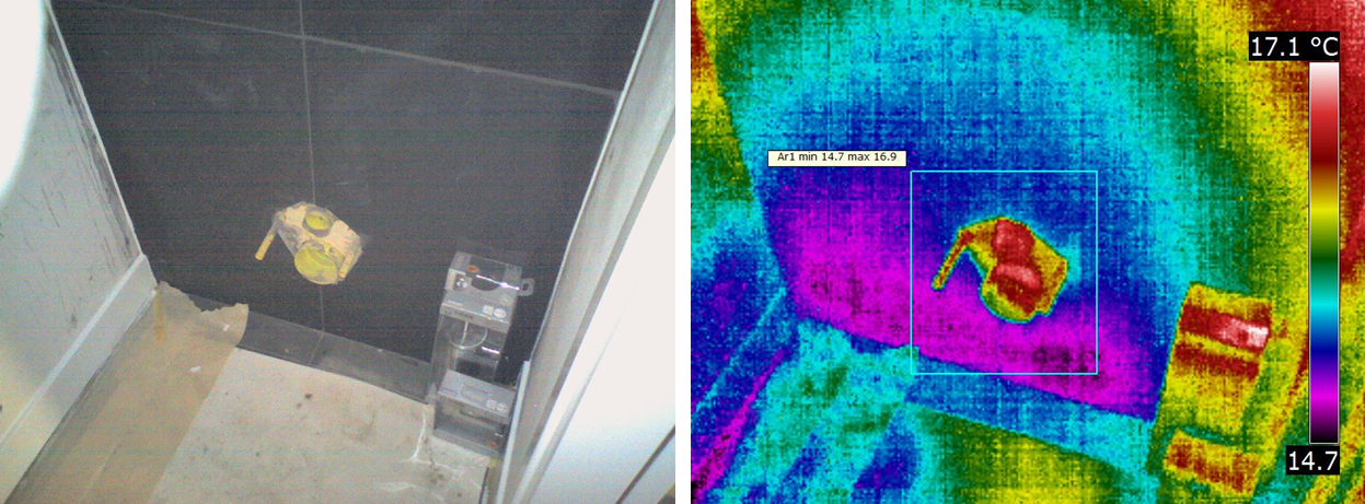 Thermografie tocht spouw Polygon Thermografie tocht spouw Polygon